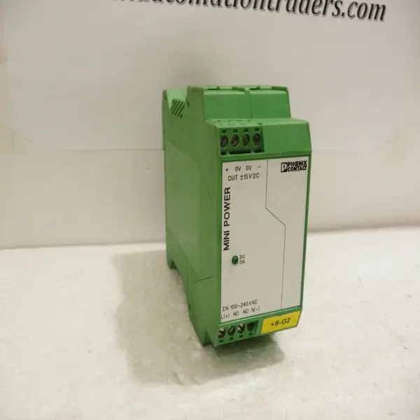 Power Supply, MINI-PS-100-240AC/2X15DC/1, Phoenix Contact